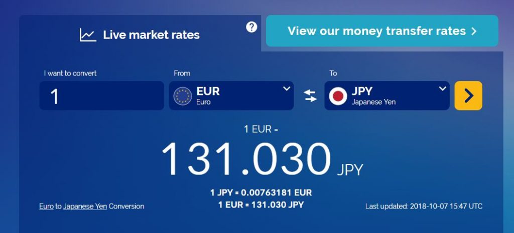 cuantos euros son un yen japones
