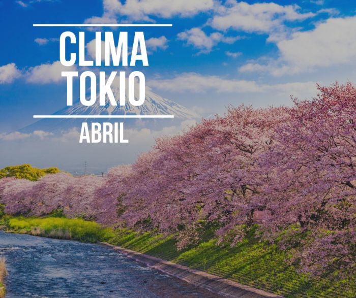 el clima en tokio en abril