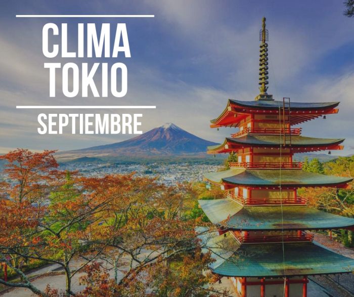 el clima en tokio en septiembre