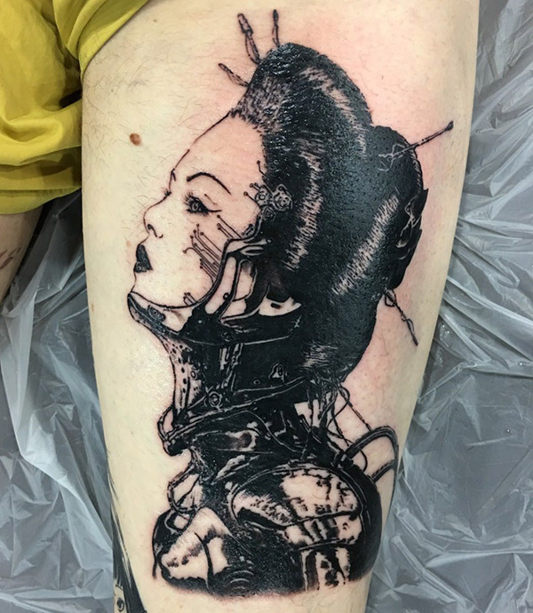 geisha tatuaje