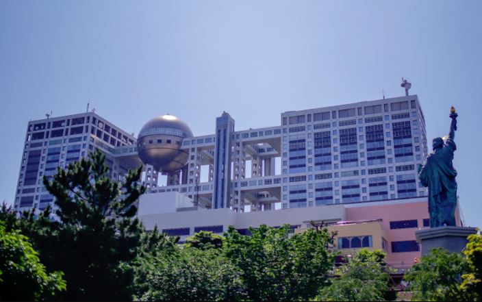 observatorio edificio fuji tv tokio odaiba