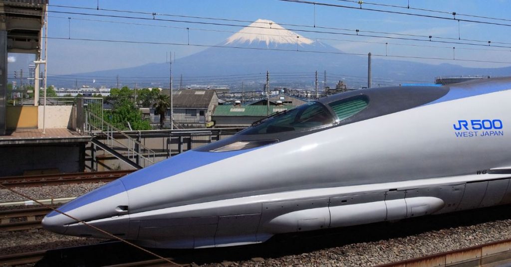 velocidad del tren nozomi japon