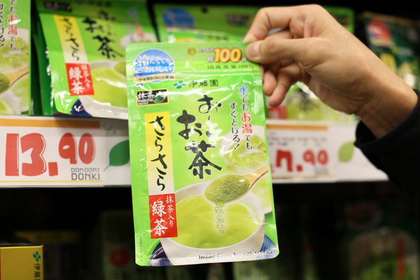 comprar te matcha con te verde en japon