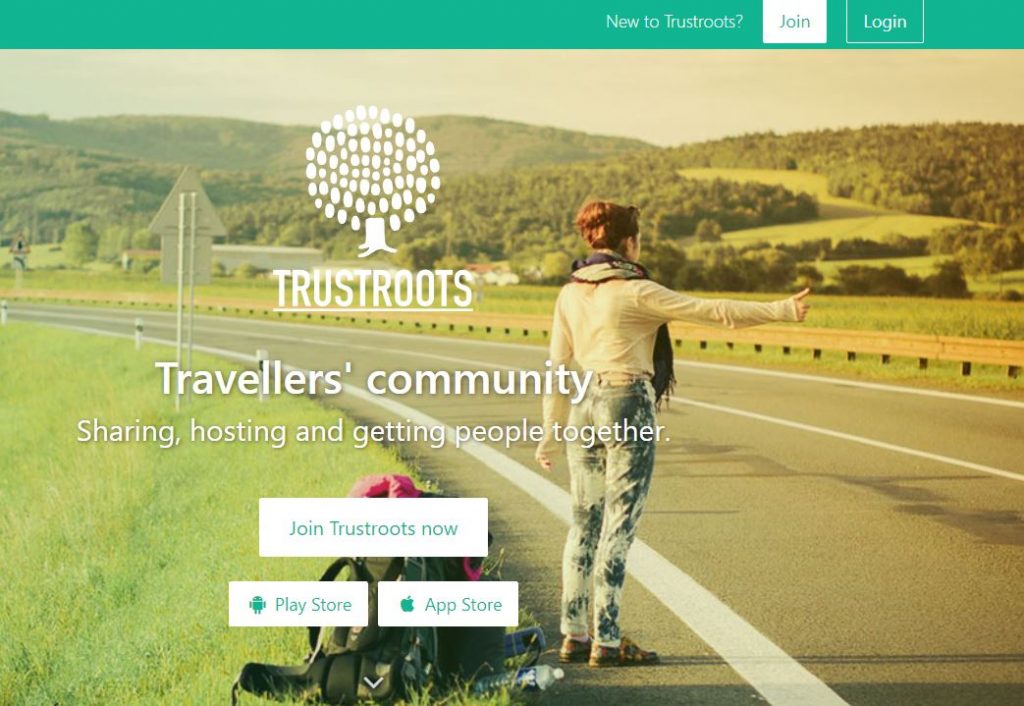 trustroots vs couchsurfing opiniones