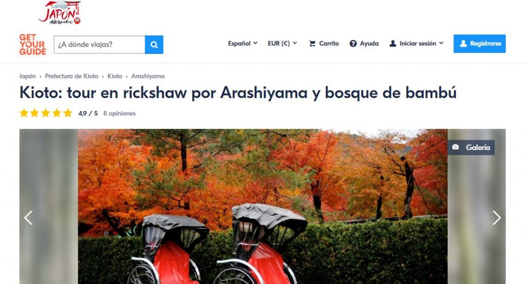 tour en rickshaw por arashiyama getyourguide