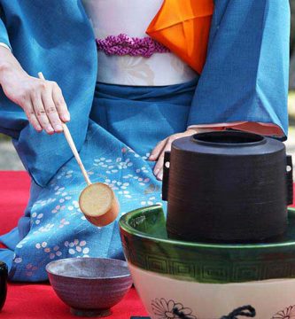 ceremonia del té en Osaka