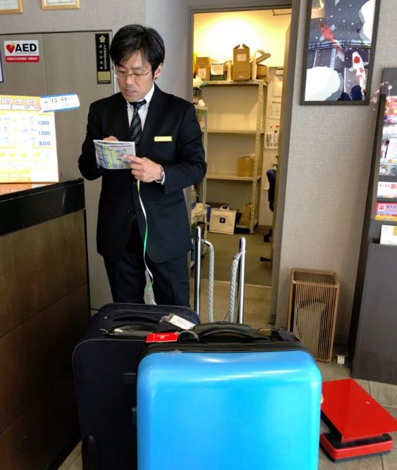 servicio de envio de maletas en japon