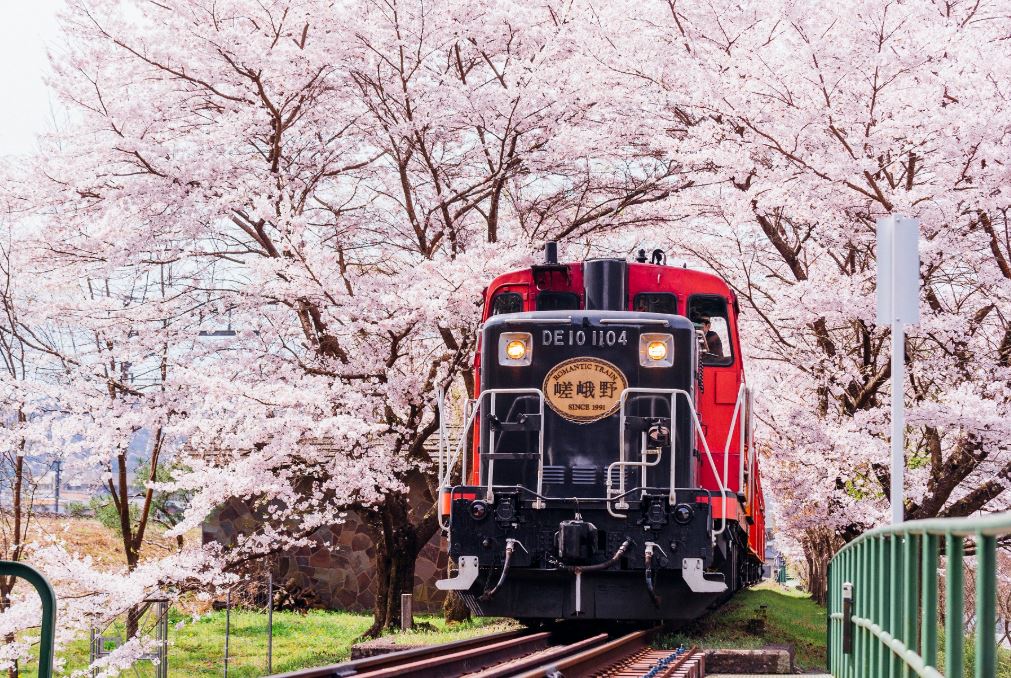 tren turistico de sagano en kioto