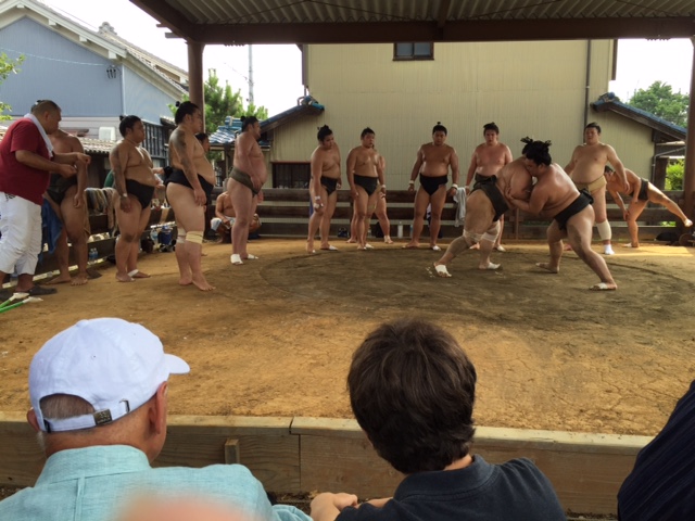 donde ver entrenamiento de sumo en tokio