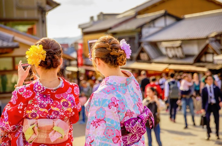 fotos de kimonos japoneses