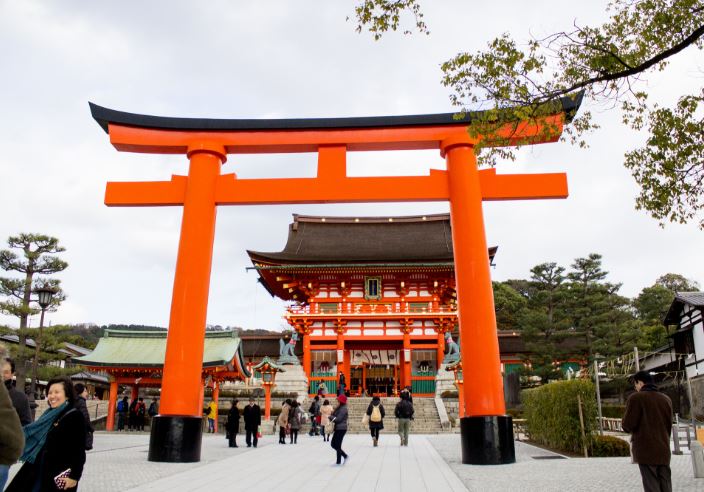 puerta torii japon
