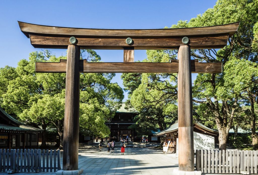 santuario shintoísta de meiji tokio