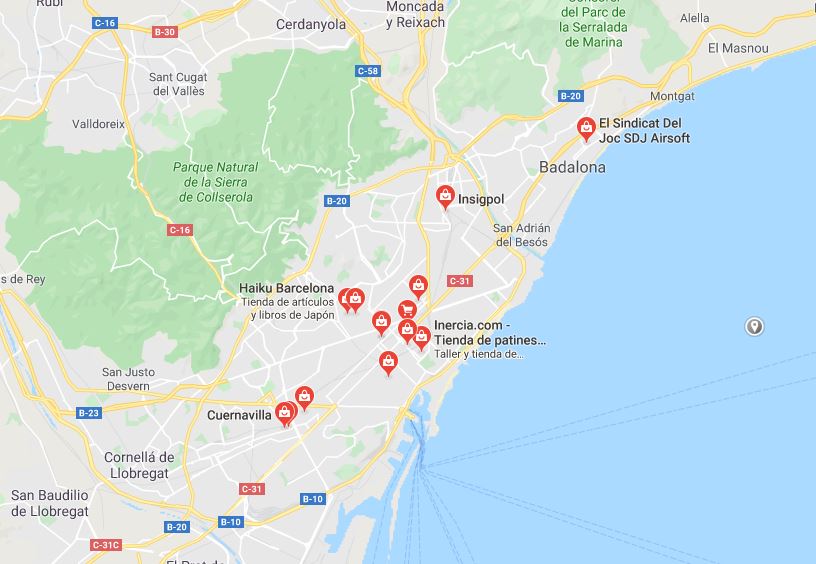 tiendas de katanas en barcelona