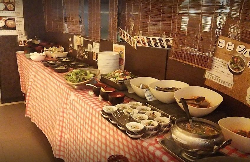 buffet libre coreano en tokio japon