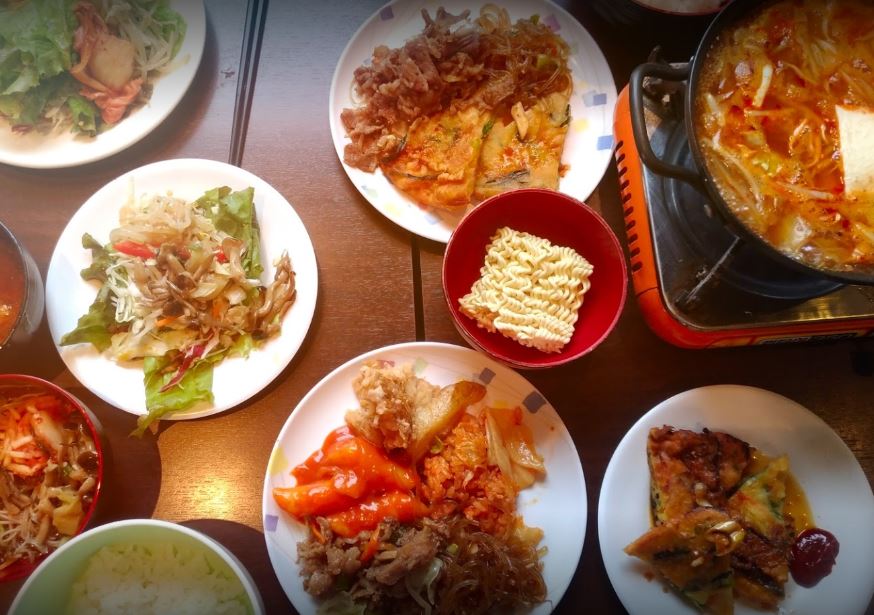 comida coreana barata en japon