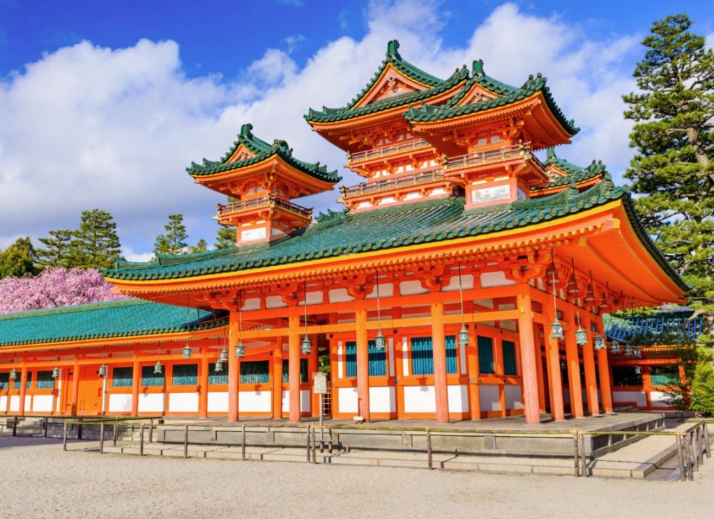 el mejor santuario de kioto japon