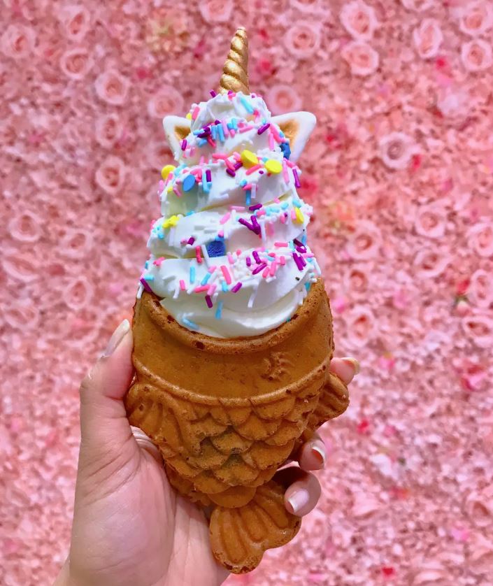 taiyaki con helado japon alternativo