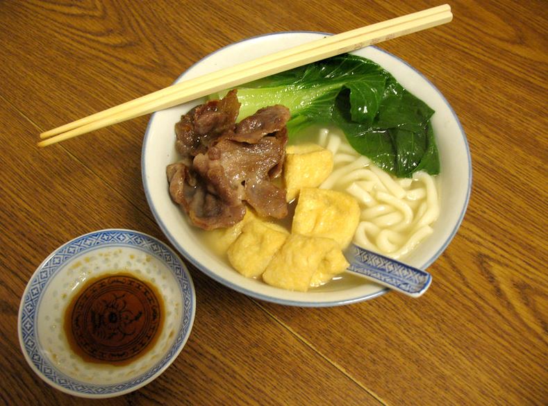 sopa de fideos udon receta