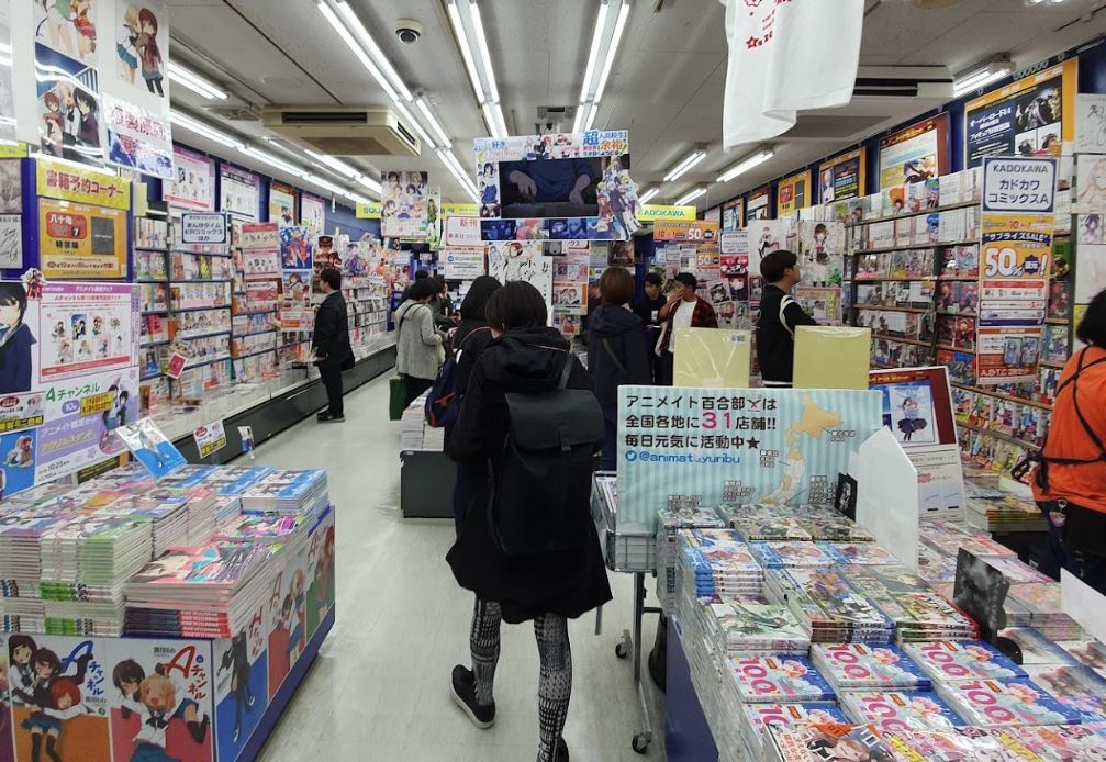 mejores tiendas de manga y anime en japon