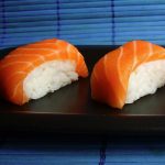 receta de sushi de salmon crudo