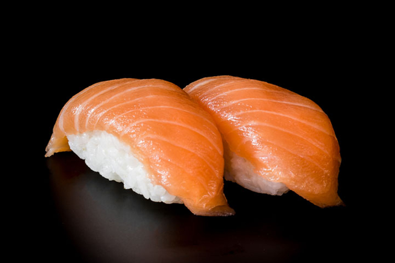 receta nigiri de salmón
