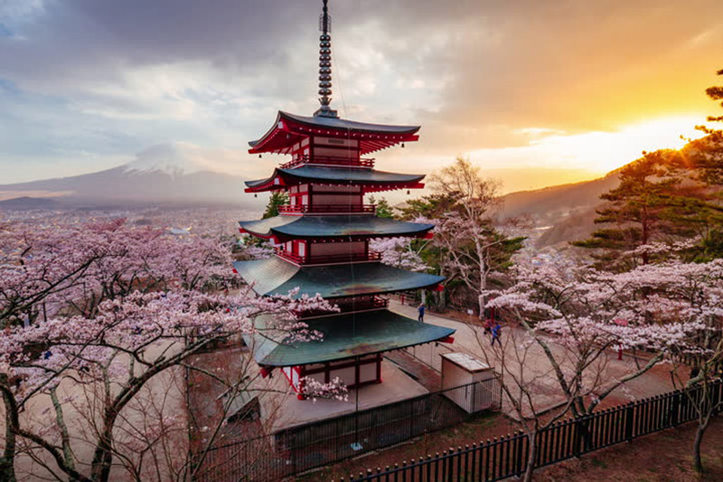 Chureito Pagoda Japón