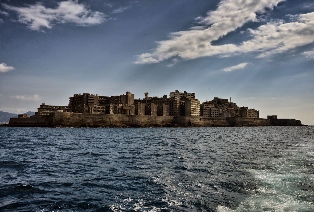 isla hashima en japon