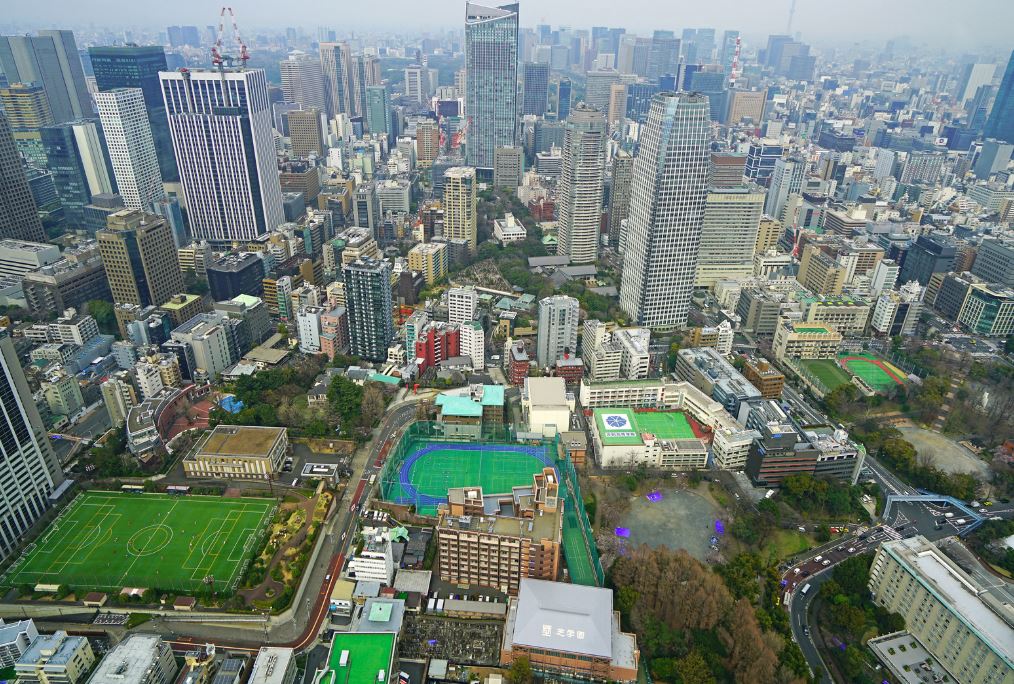 vistas espectaculares desde tokyo tower