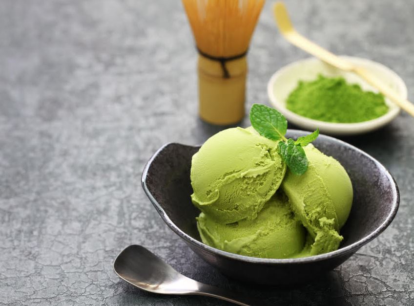 como hacer helado de te verde matcha