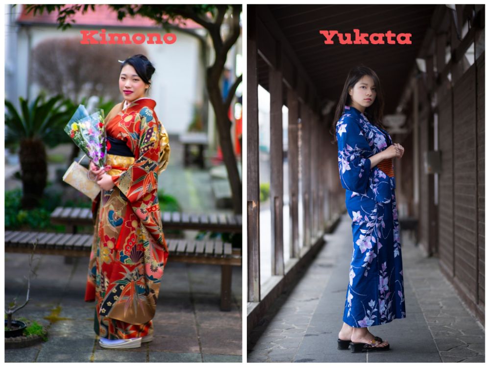 cual es la diferencia entre yukata y kimono
