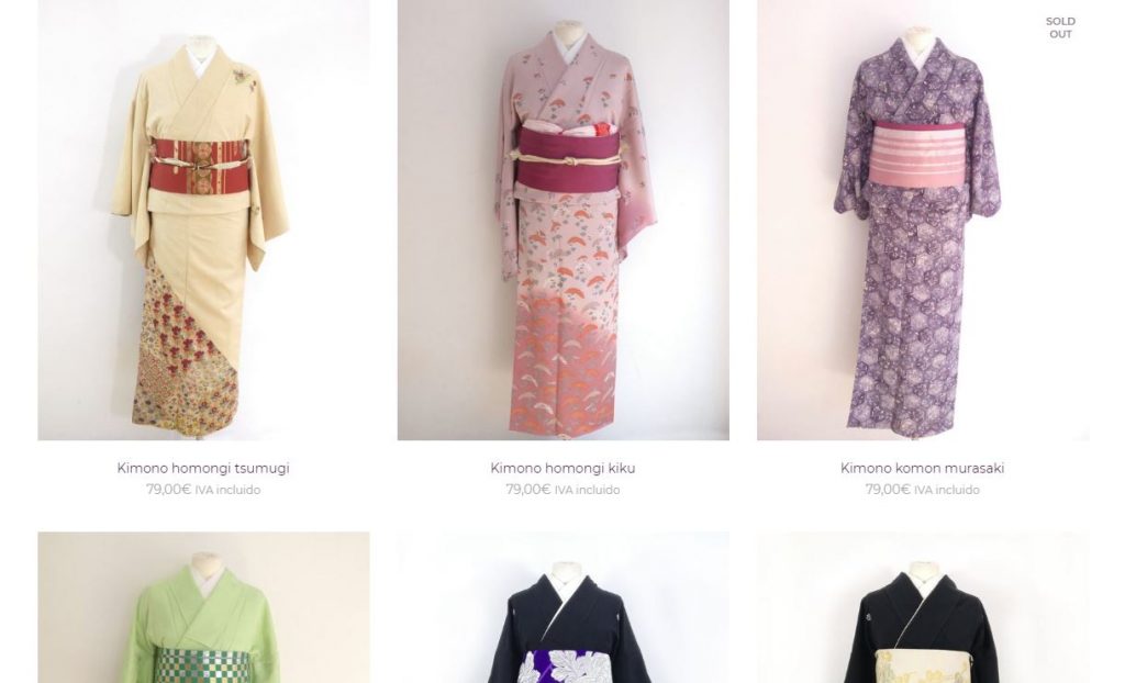 kimonos japoneses baratos