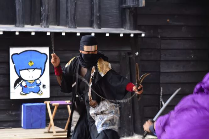 pueblo ninja para niños en japon