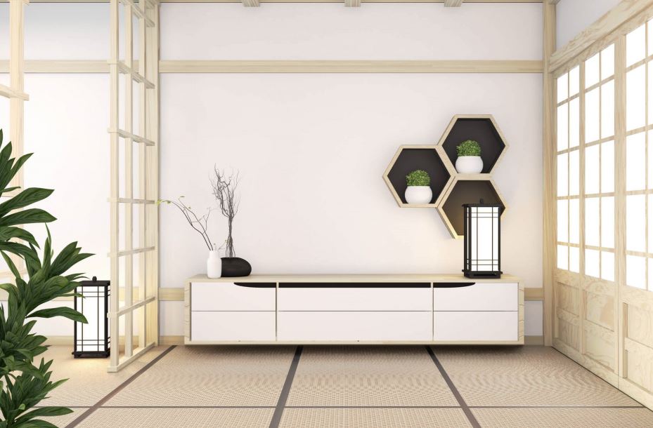 recibidor casa japonesa moderna