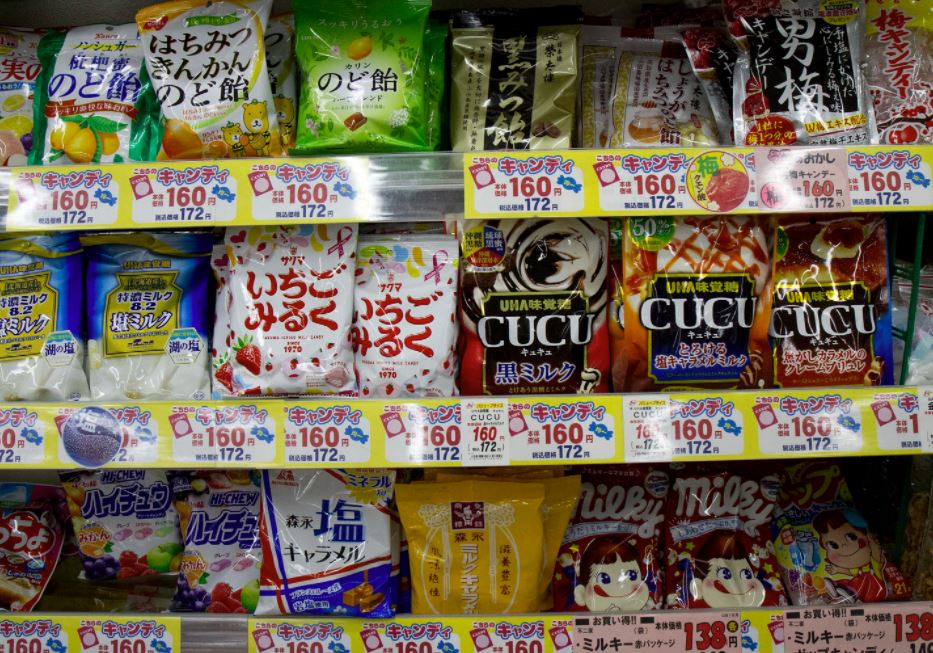 snacks populares de japon