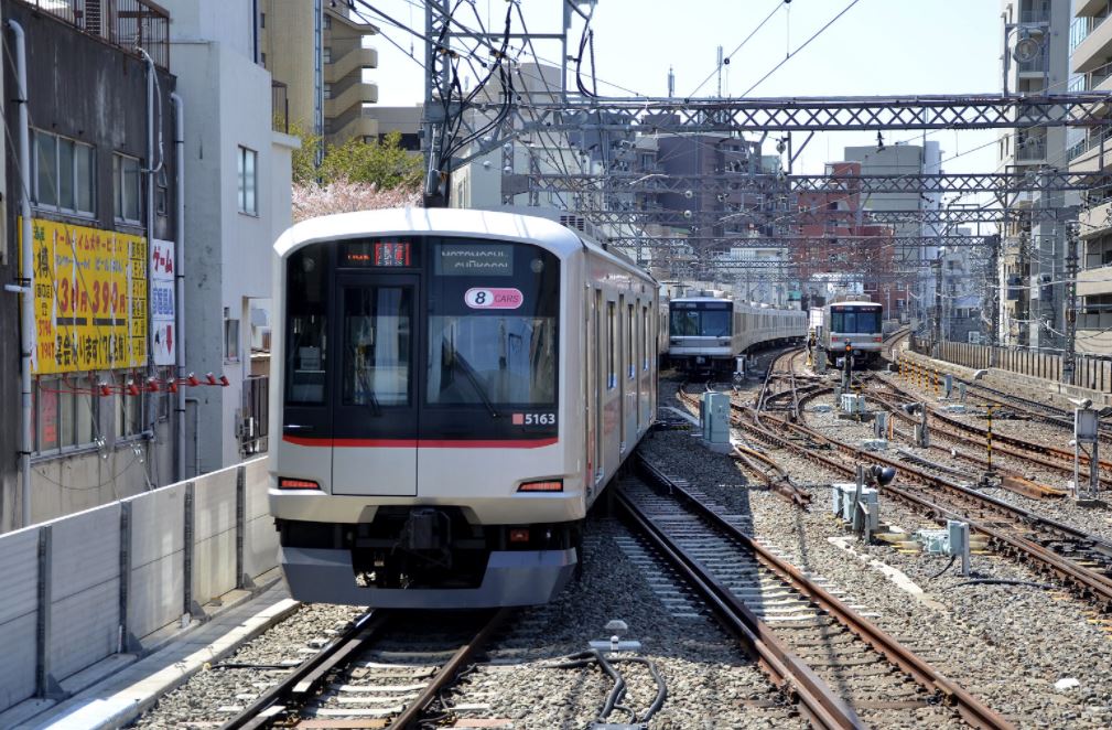 tren linea tokyu toyoko tokio yokohama tren linea tokyu toyoko tokio yokohama