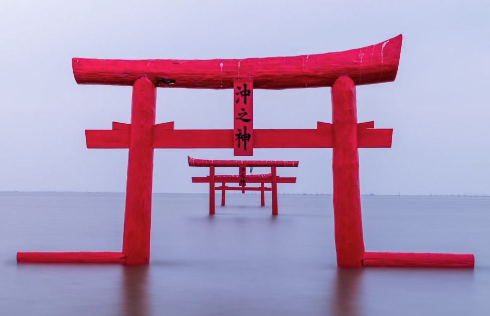 mejores toriis flotantes japoneses