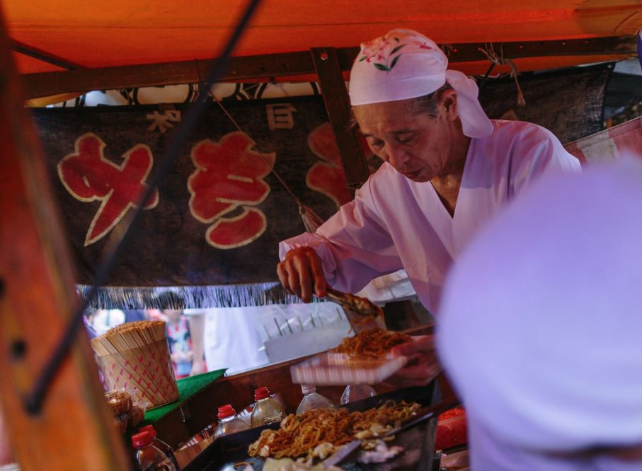 comida callejera japonesa yakisoba comida callejera japonesa yakisoba