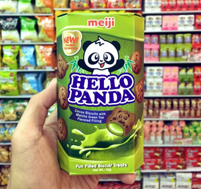 hello panda matcha green tea