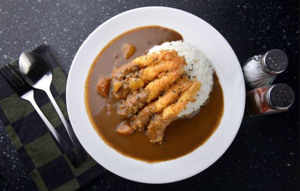 curry japones con langostinos