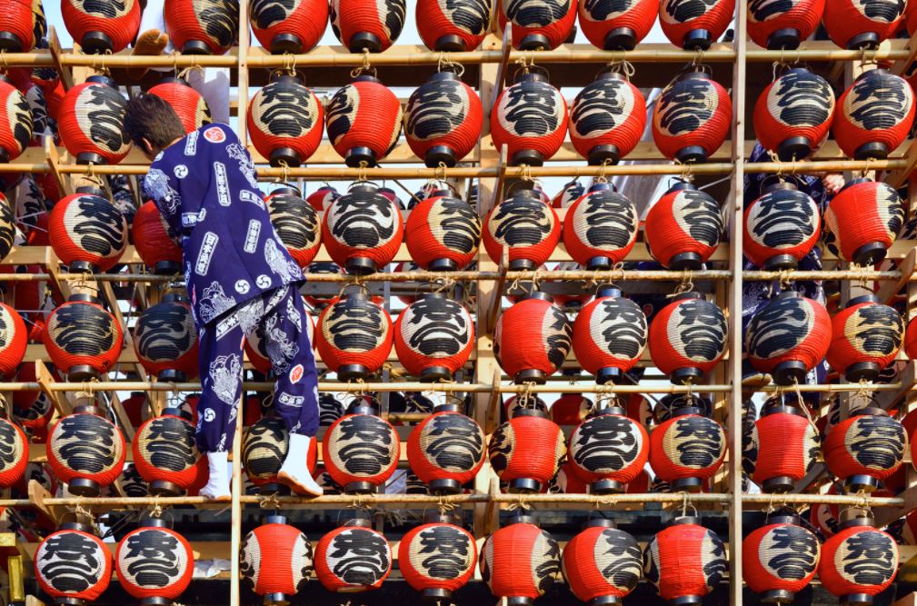 Kuki Chōchin Matsuri julio japón Kuki Chōchin Matsuri julio japón