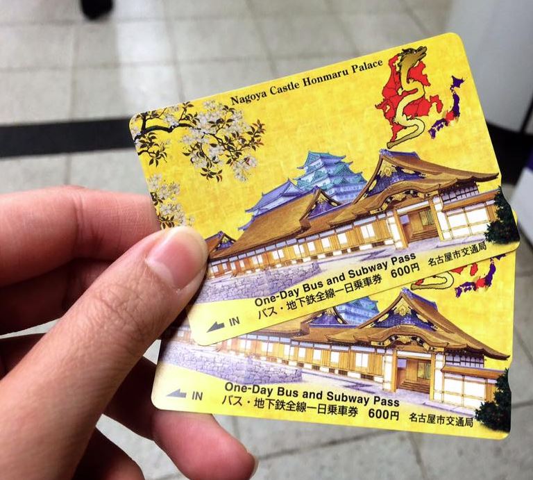 Shoryudo Nagoya Subway & Bus 1-Day Ticket