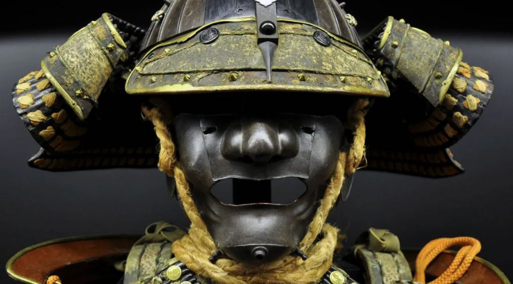 como hacer una mascara de samurai