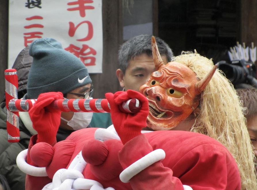 mascara oni samurai matsuri