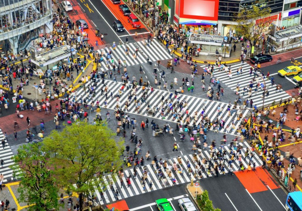 cruce de shibuya en tokyo