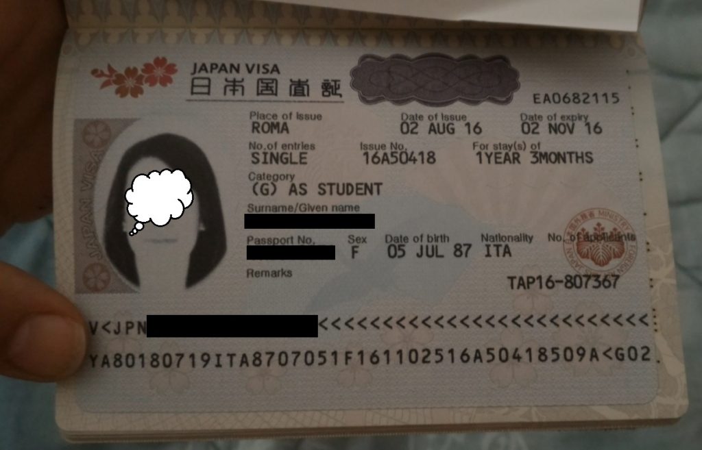 como obtener visa de estudiante para japon