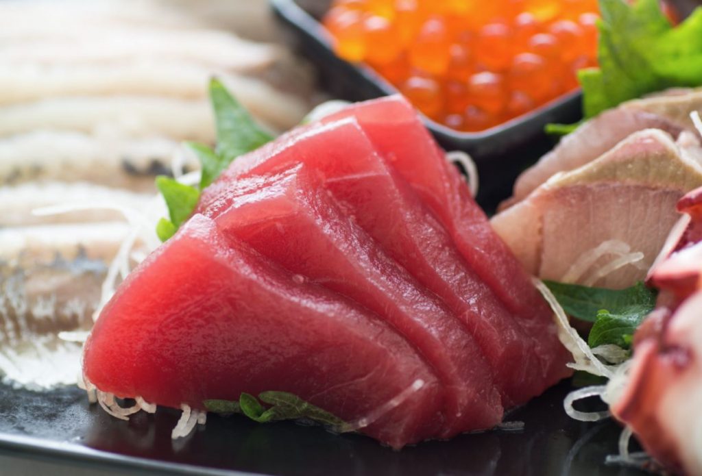 receta para sashimi de atun