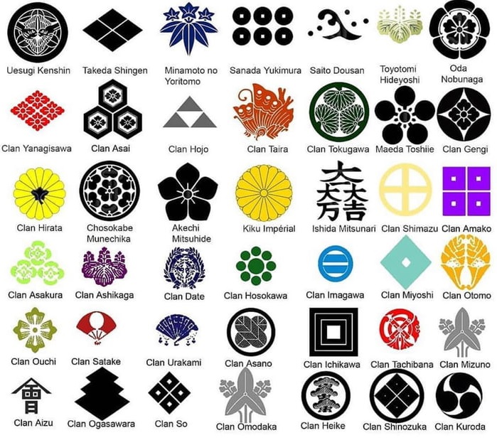 simbolos clanes japoneses