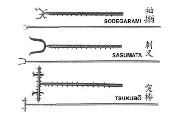 tipos de armas japonesas