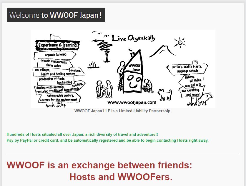 trabajar a cambio de alojamiento y comida en japon wwoof japan trabajar a cambio de alojamiento y comida en japon wwoof japan