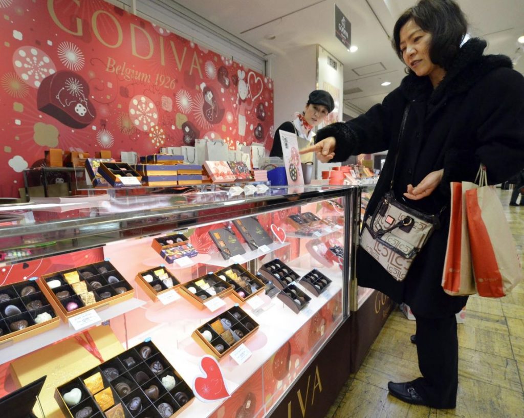 regalos chocolates en japon por san valentin